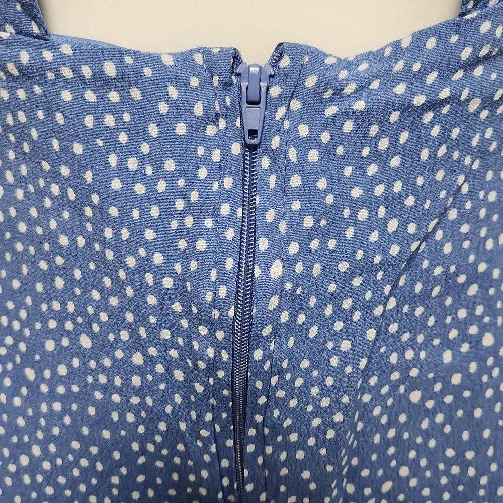 Gianni Bini Blue Polka-dot Dress - Picture 7 of 7